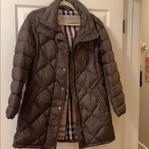 Authentic Burberry Brit Down Puffy Jacket Coat